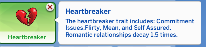 Heartbreaker Trait Pack
