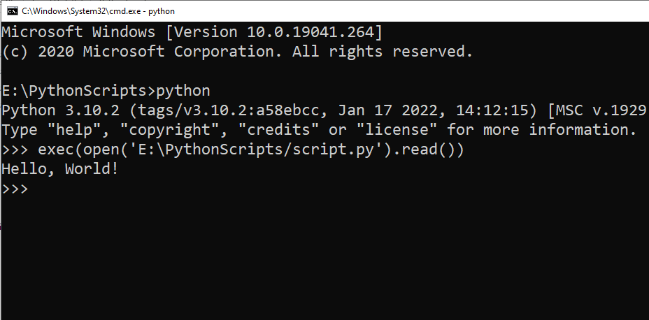 Running a Python Script in Python 3