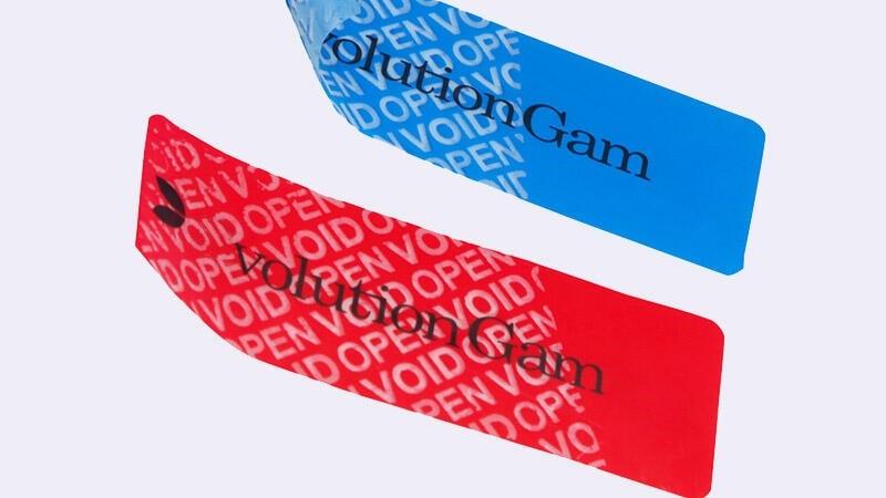 Custom void labels in various colors