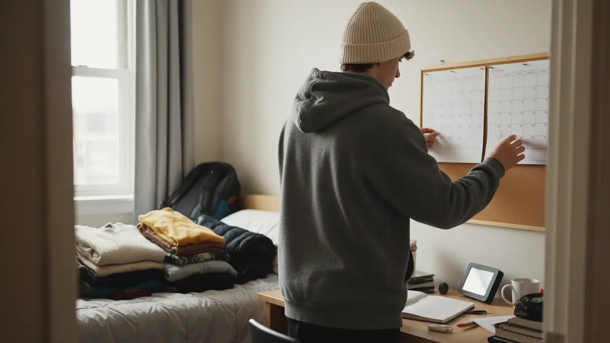 Decision tree for needing a flight reservation before biometrics in Canada student visa process