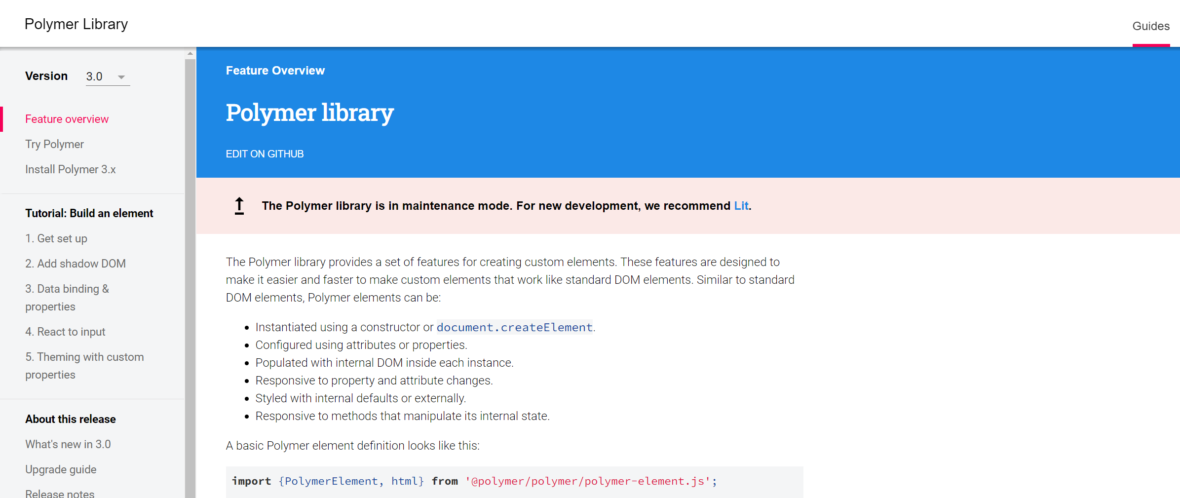 Polymer JS