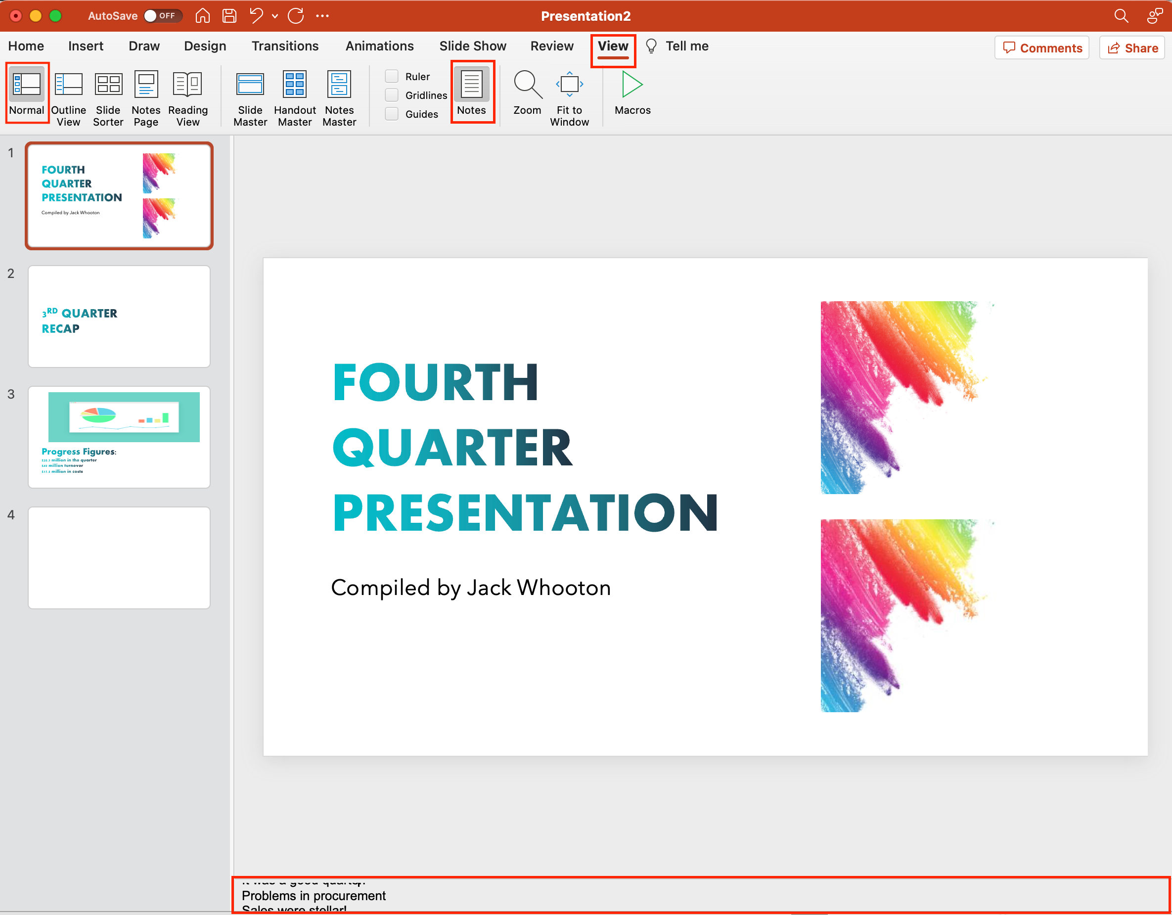 Adding Speaker Notes to Slides in PowerPoint