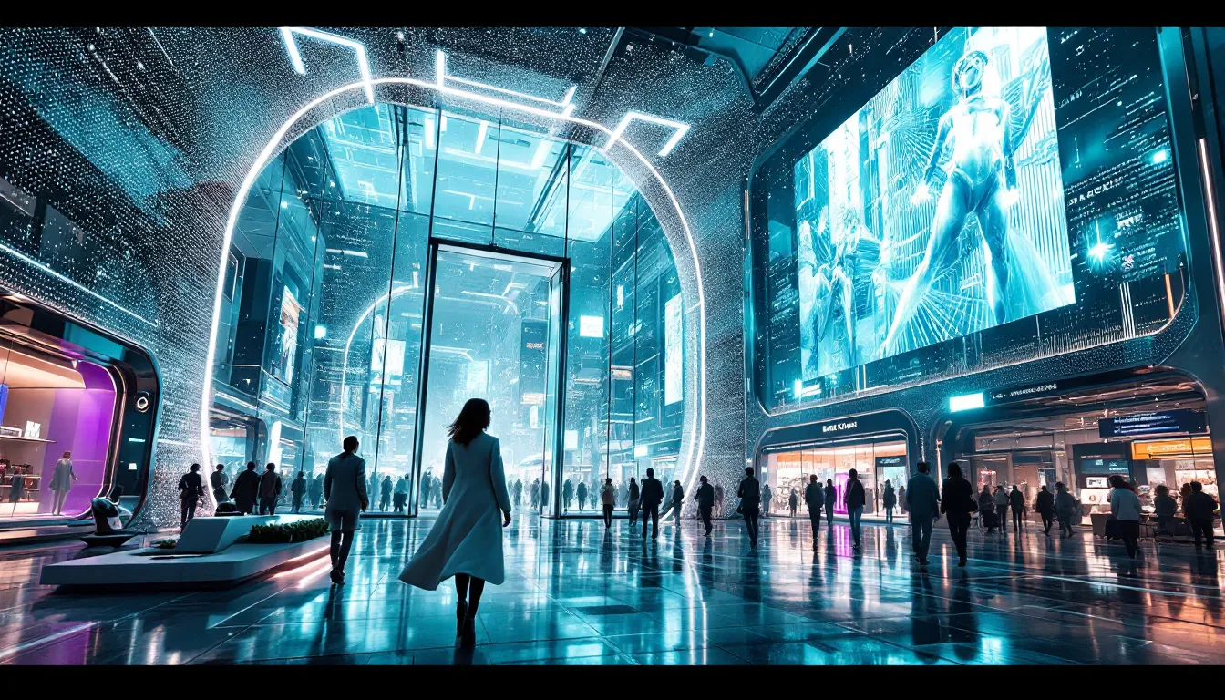 A graphic depicting enhanced customer experiences through generative AI.