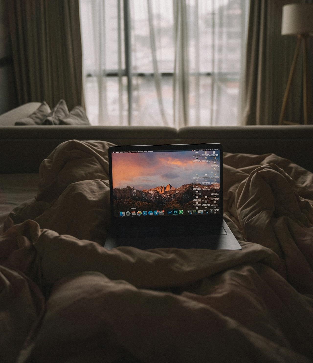 Photo by Anna Tarazevich: https://www.pexels.com/photo/a-laptop-in-bed-5629220/