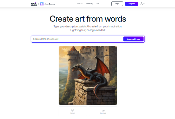 Magicstudio AI Art Generator