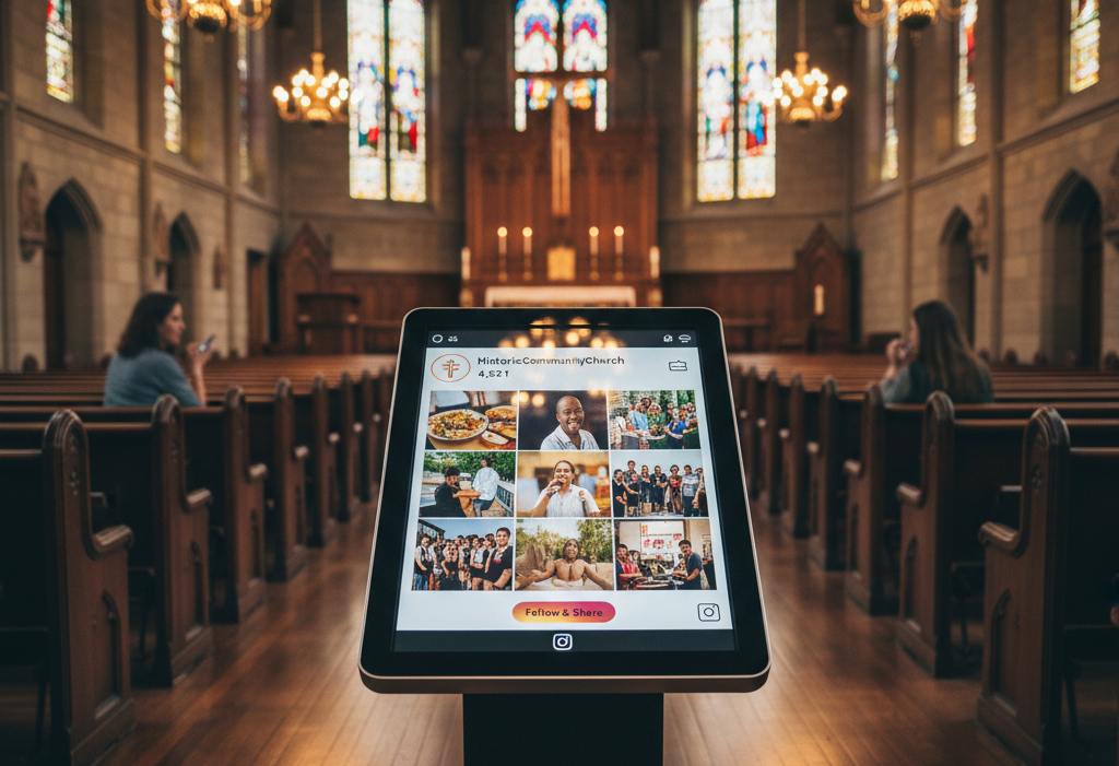  integrating social media with church screens