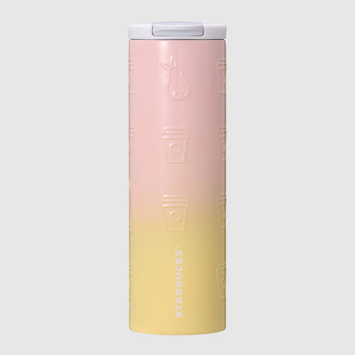 Rabbit Stainless Cylinder Tumbler Embossed