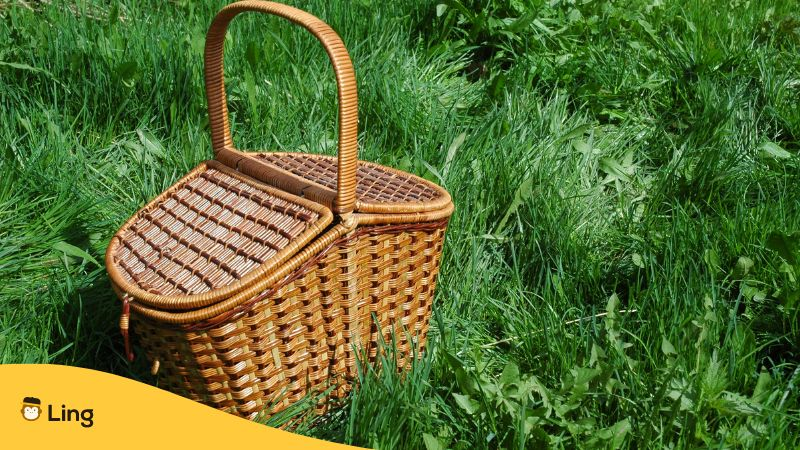 Basket for picnic