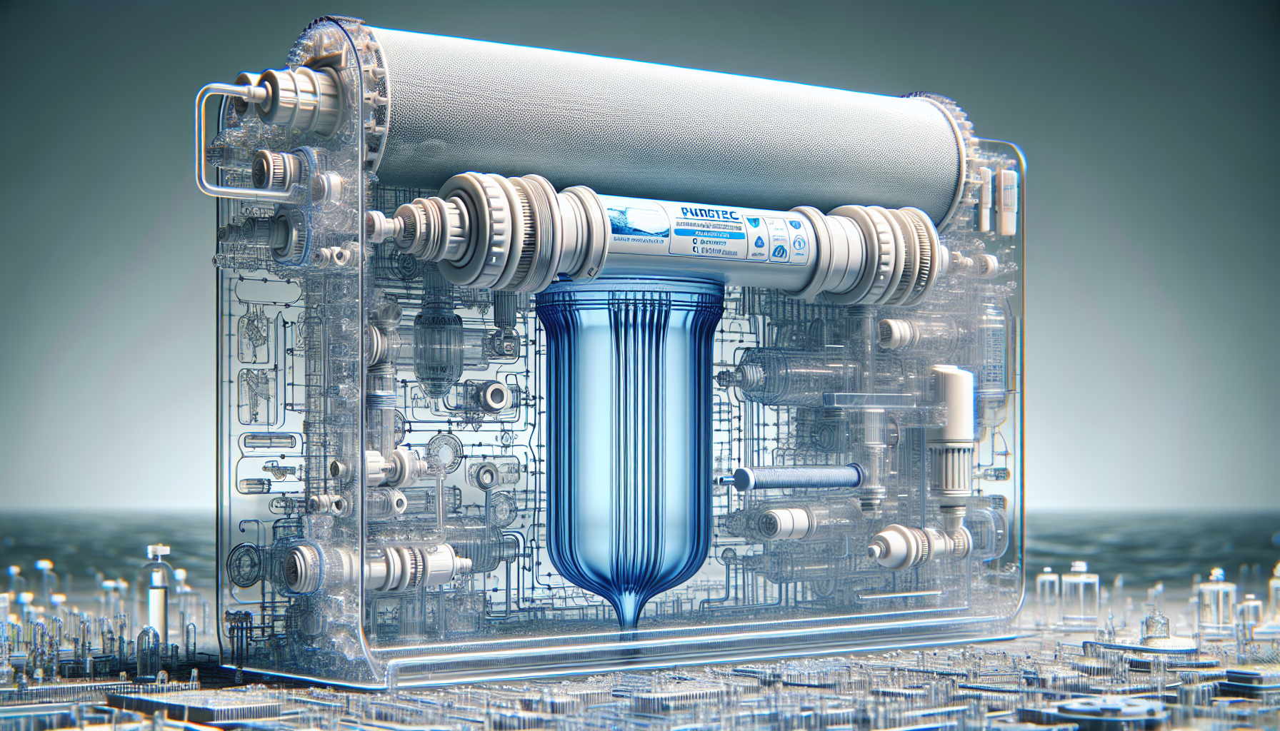 A high-quality reverse osmosis system with efficient water production