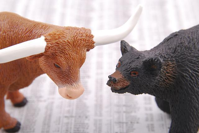 bull, bear, stock