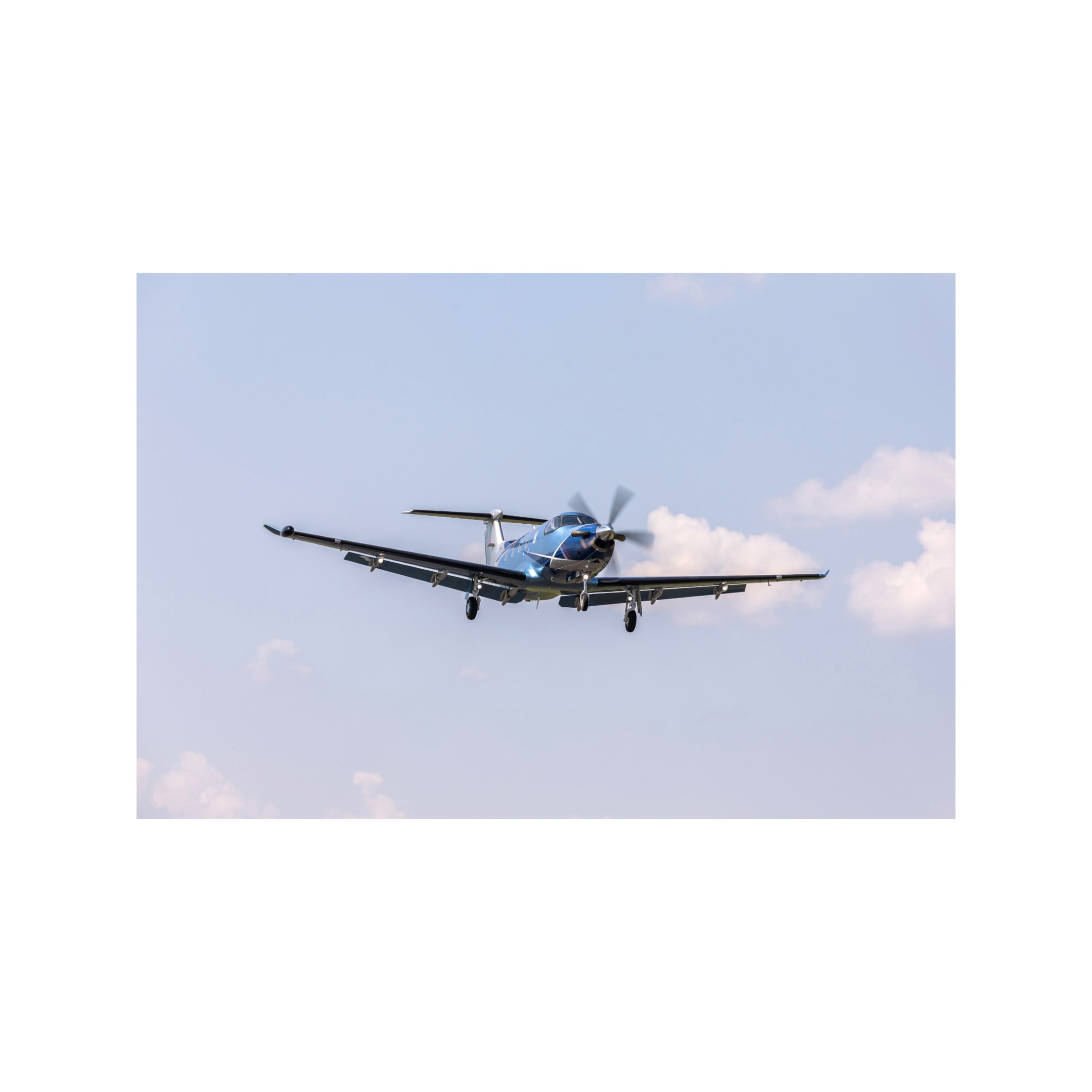 Market presence of the Pilatus PC-12 in the business jet sector.
