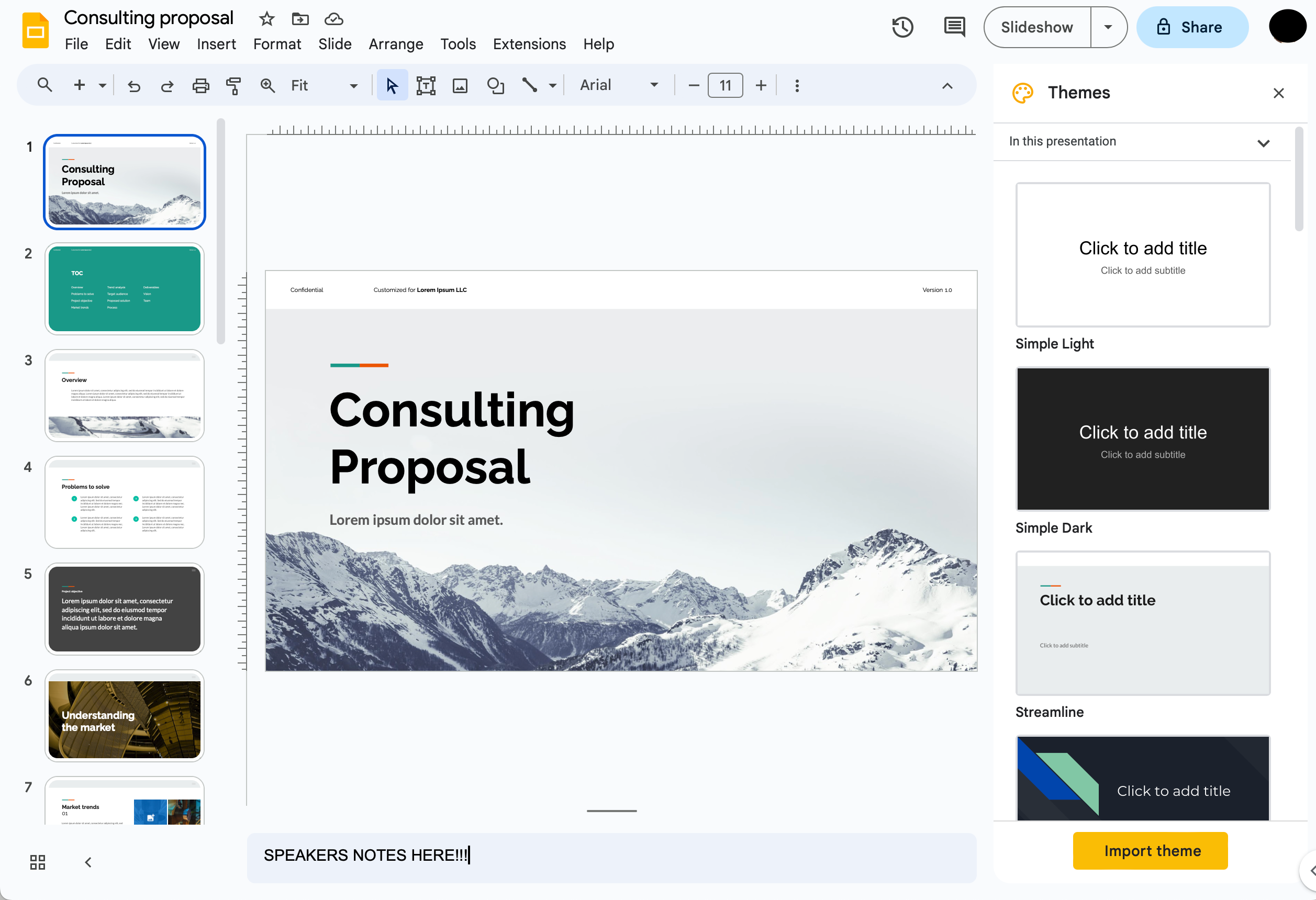 Power Point Alternative: Google Slides