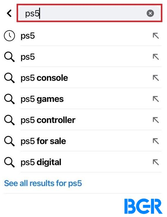 Search item