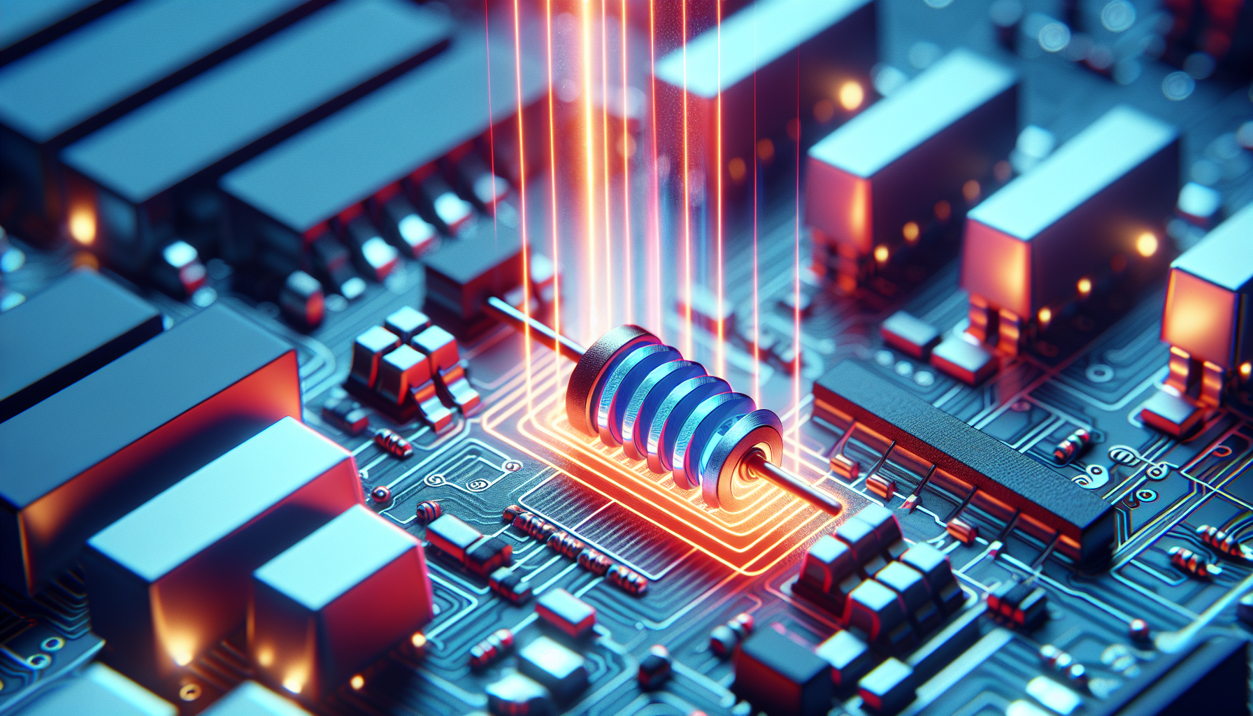 Illustration of heat dissipation from resistor in LED lighting system