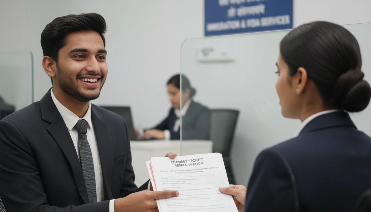Aligning travel hold with CAS/I-20 using a dummy ticket for Indian students