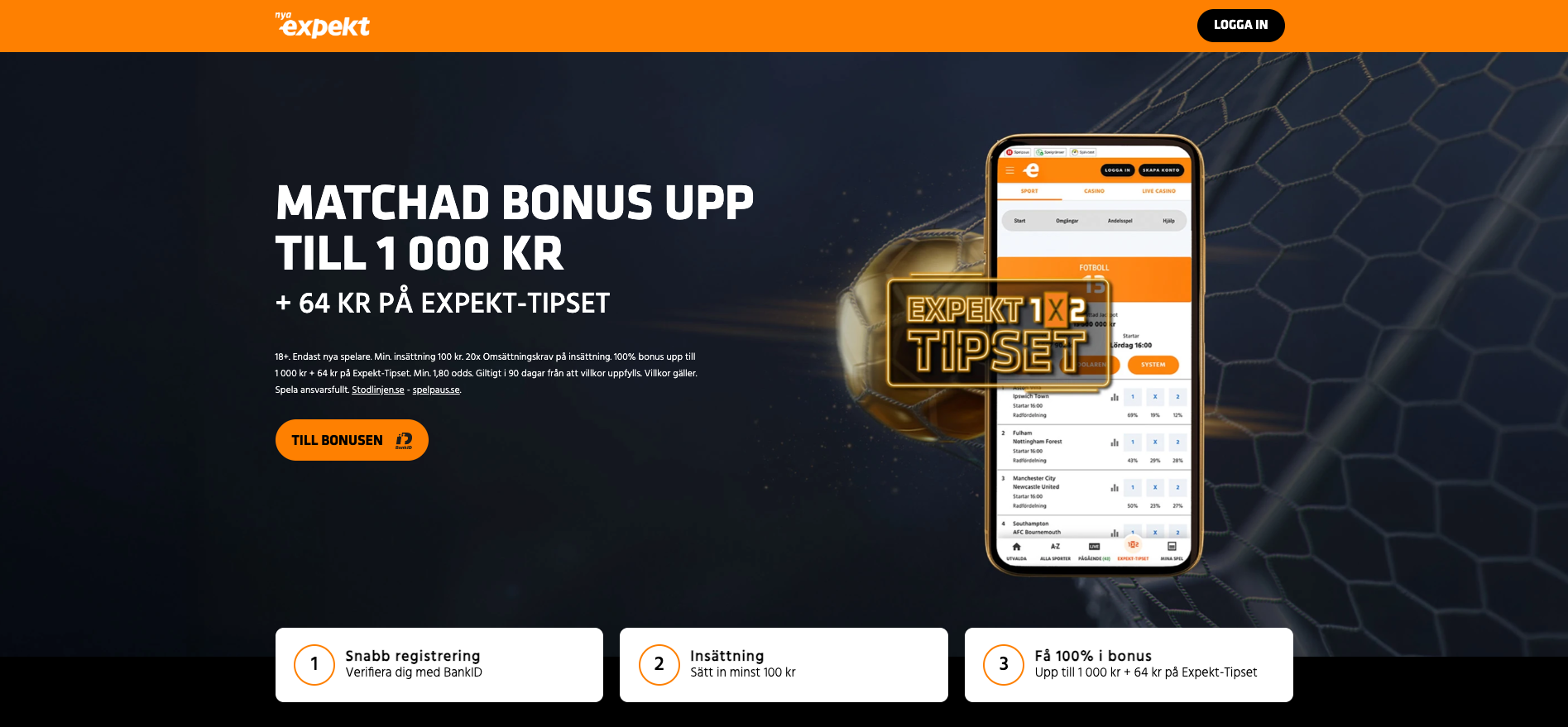 expekt odds bonus