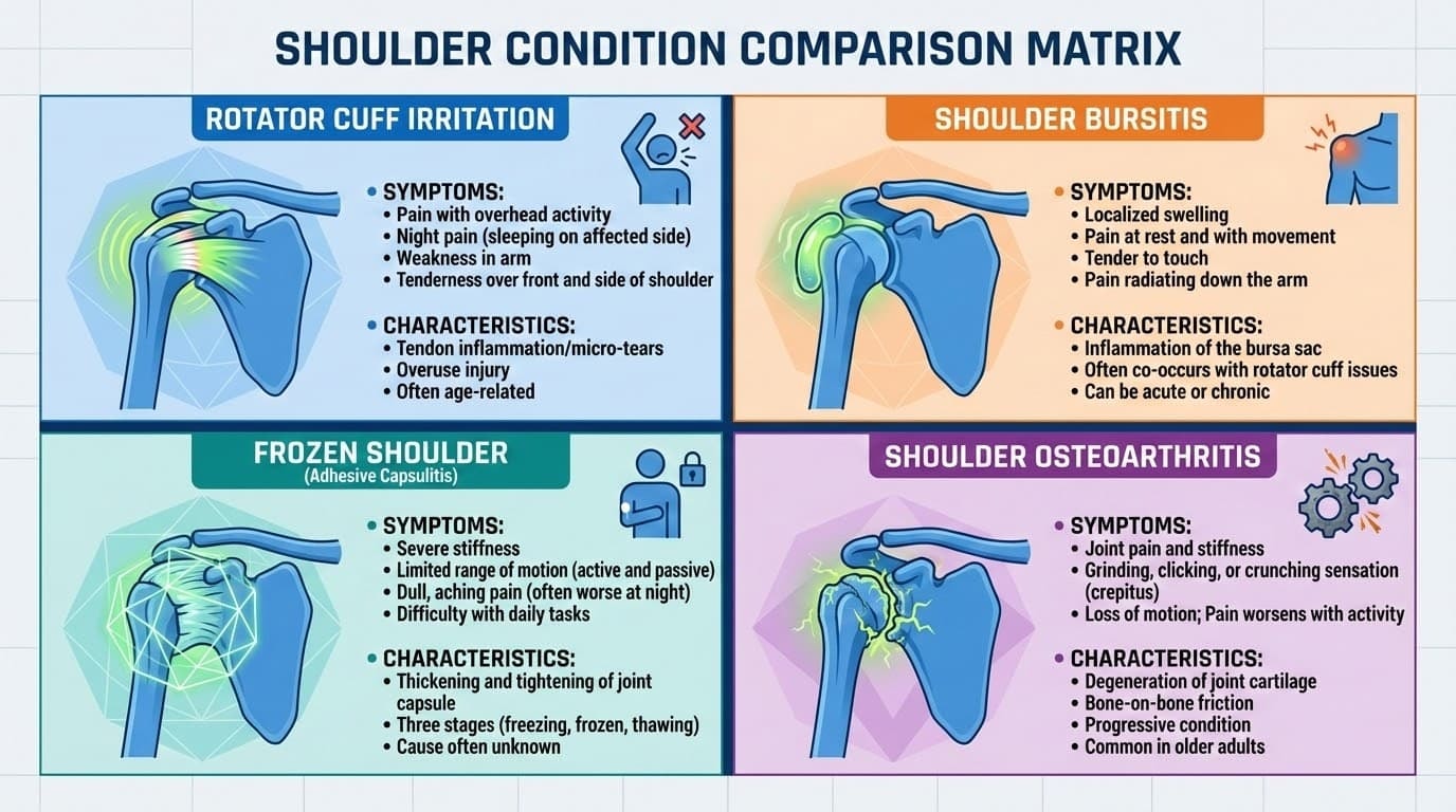 Common Shoulder Conditions That Flare Overnight