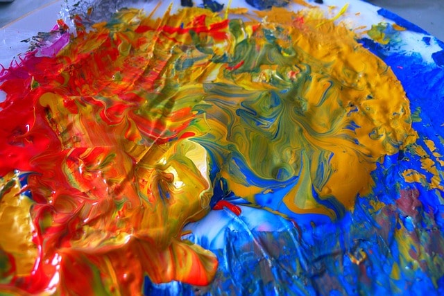 revived acrylic paint