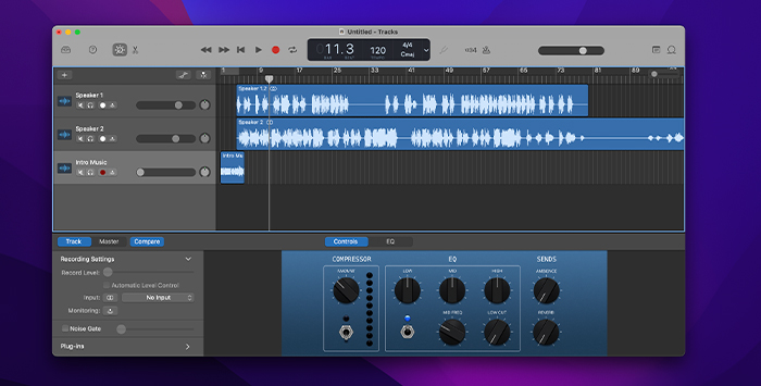 garageband for podcasting