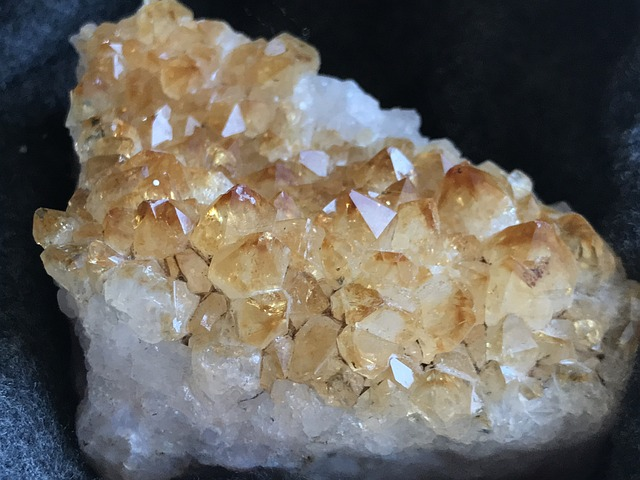 citrine, amethyst, crystals