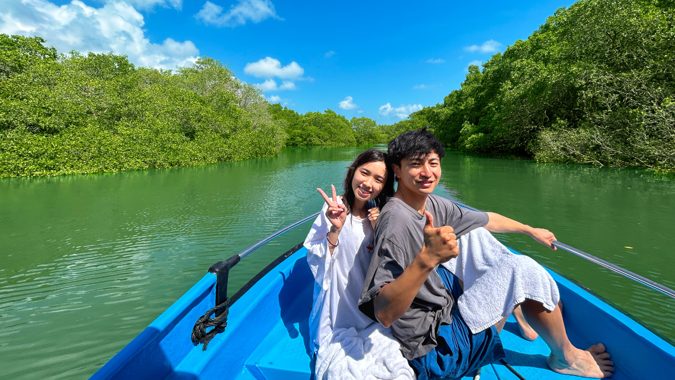Mangrove cruise after snorkeling