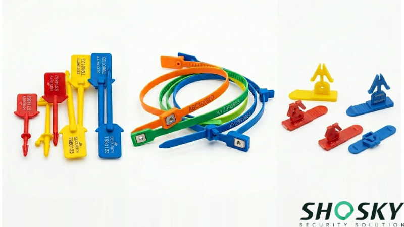 Different types of tote box security seals