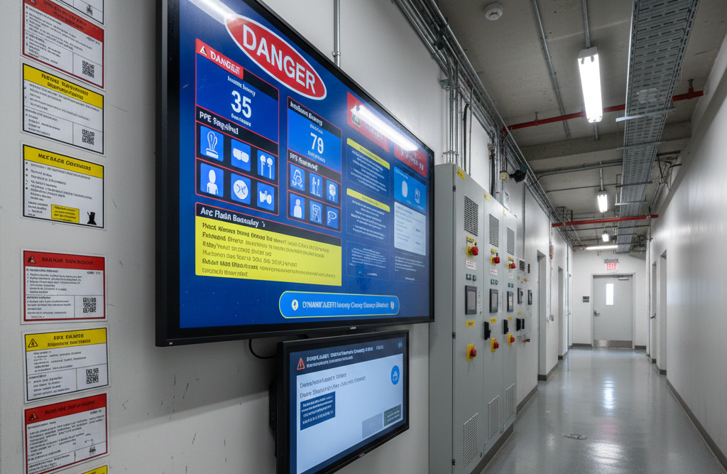 integrating digital displays into arc flash safety programs 