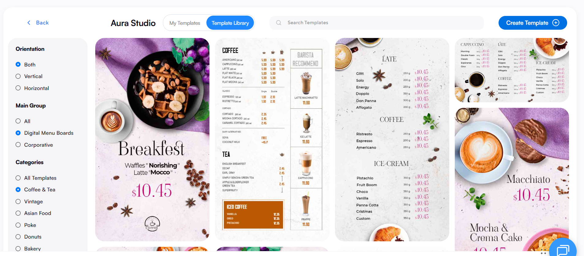 6 Best Digital Menu Board Software Companies for Coffee Shops 8 templates