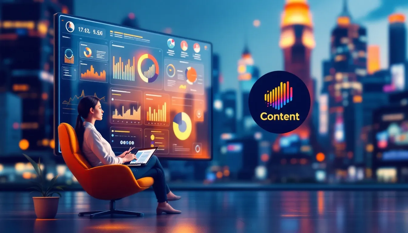 Een afbeelding die de optimalisatie en evaluatie van een contentmarketing strategie weergeeft.