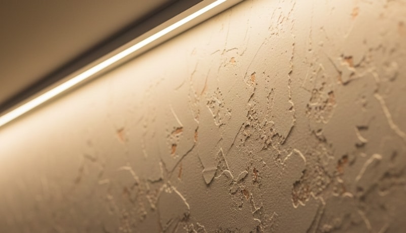 LED creating exaggerated shadows on entire wall