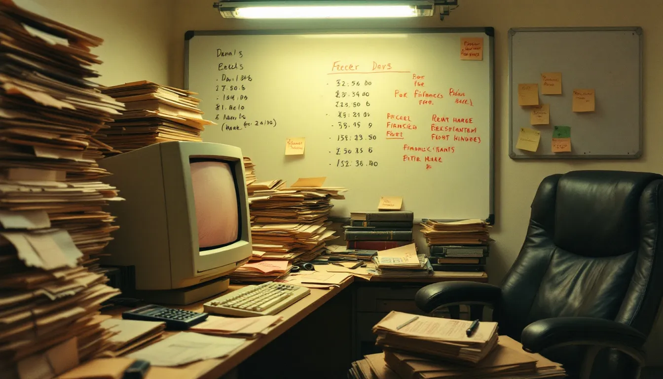 A visual representation of outdated financial records needing attention for better accuracy.