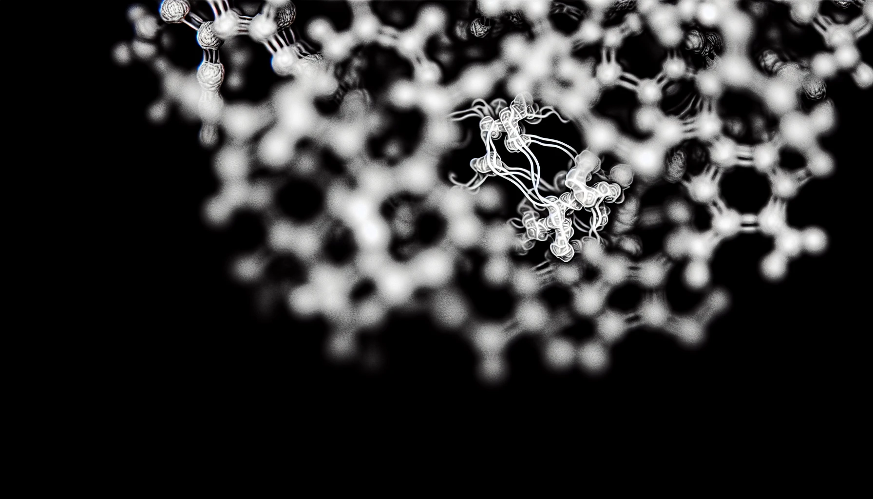 Photo of fibrin molecule