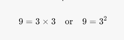 9=3×3