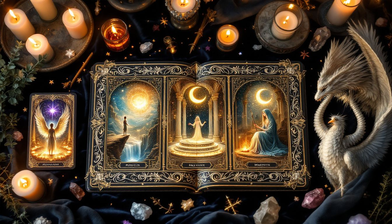 Advanced tarot decks displayed for experienced readers.