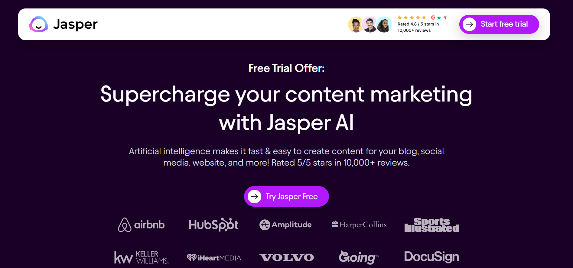 Jasper Free Trial
