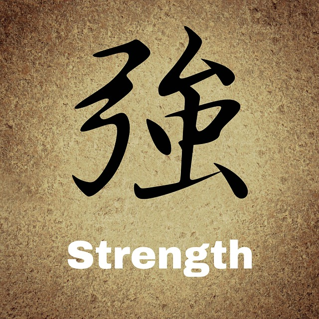chinese, characters, strength