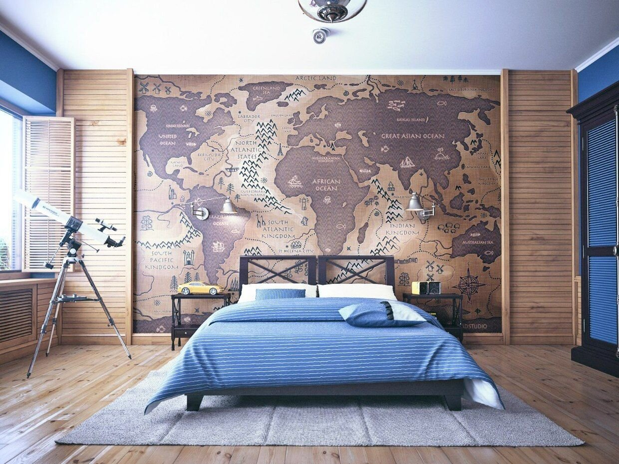 Marin Blue bedroom