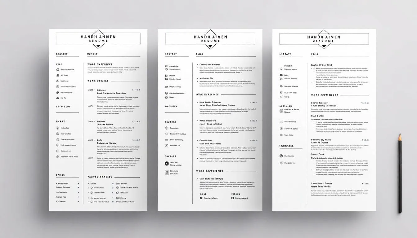 A collection of sample resumes tailored for different industries.
