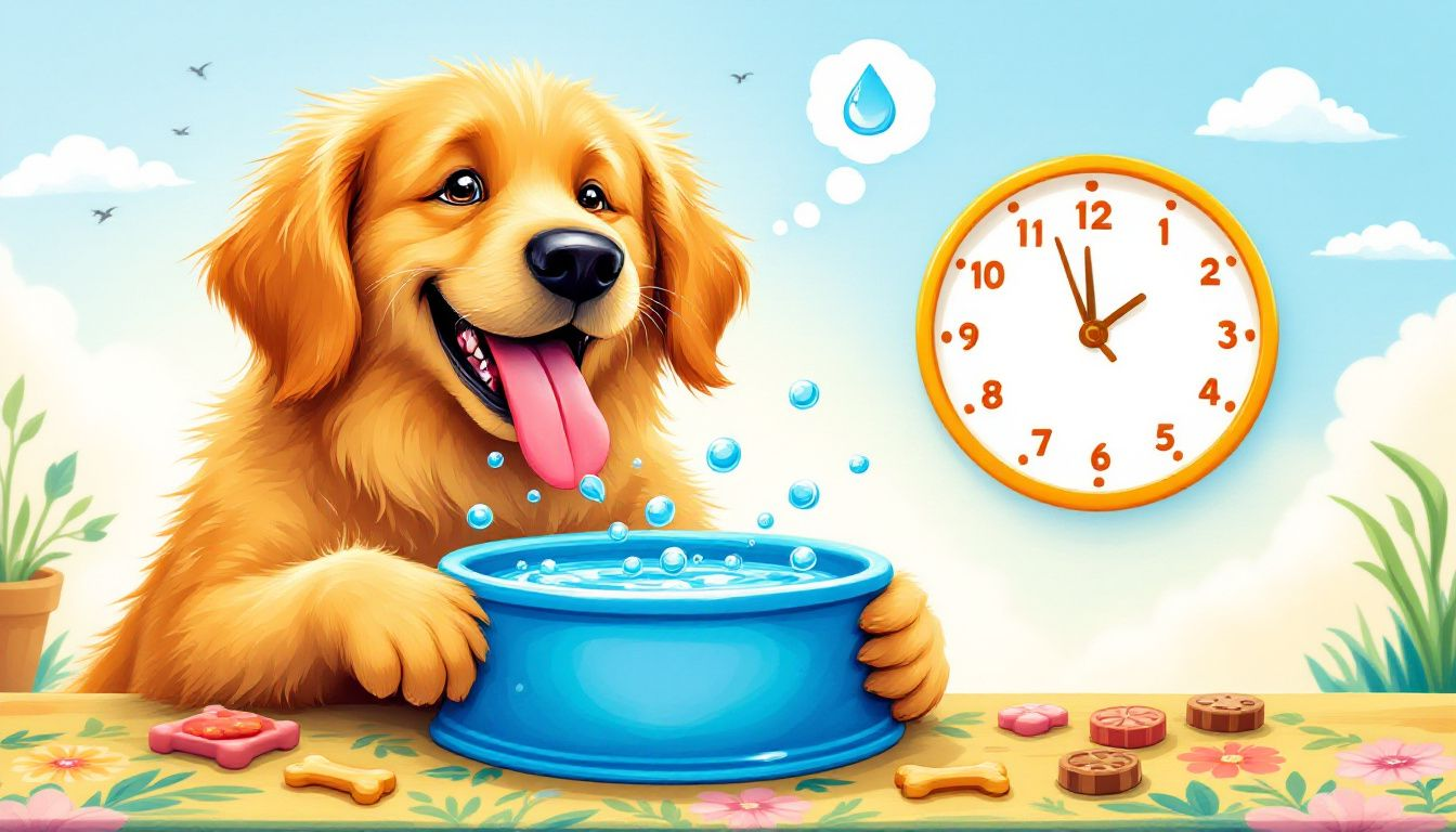 A healthy dog drinking water from its bowl, demonstrating the importance of hydration. This relates to how long can dogs go without water.