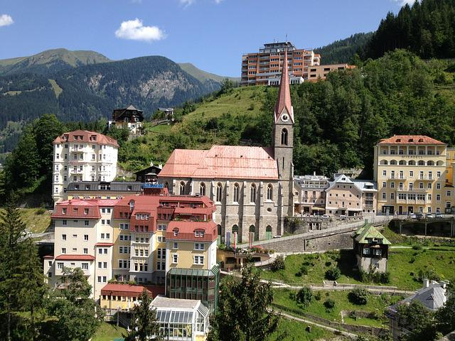 bad gastein, austria, mountains