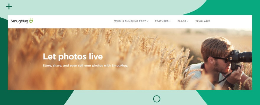 The SmugMug website.