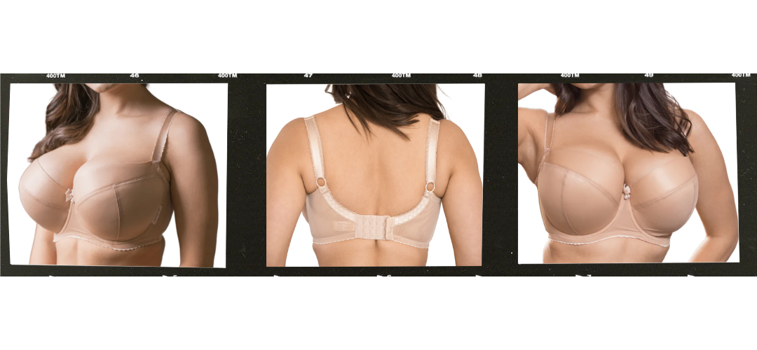 all side views of Ewa Michalak S Padded Push Up Polish Bra that doesn't spill or gap