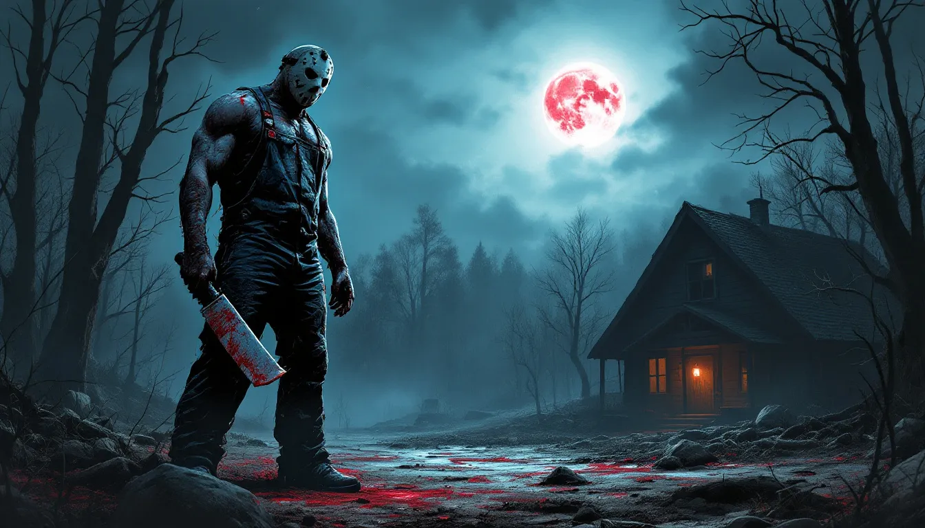 An Ultimate Jason Voorhees action figure displayed prominently.