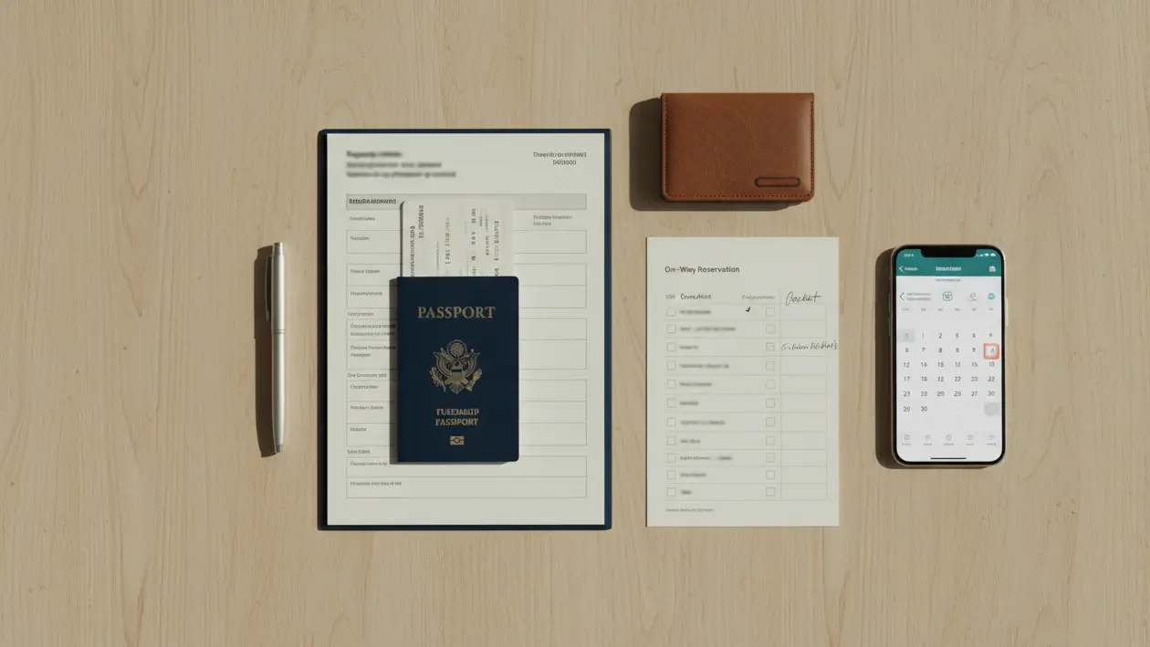 How To Make Your One-Way Flight Reservation Match The Rest Of The Visa File