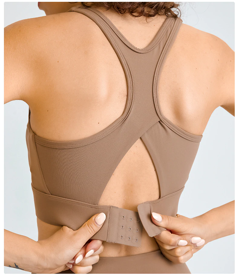 High Impact Buttery Soft Winsome Sports Bra With Clasps