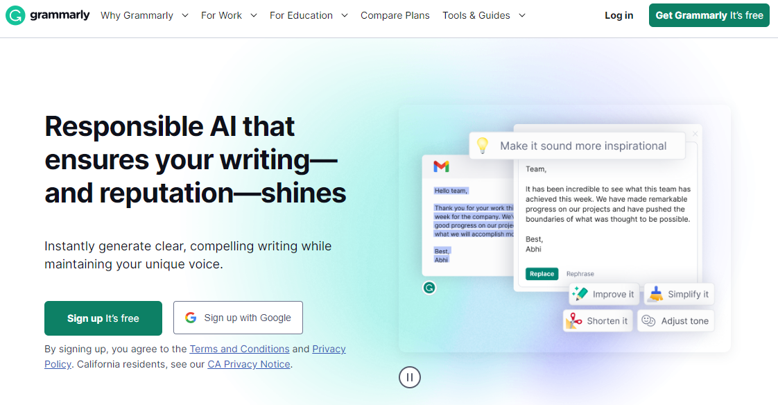 Grammarly - Content Creation Tool