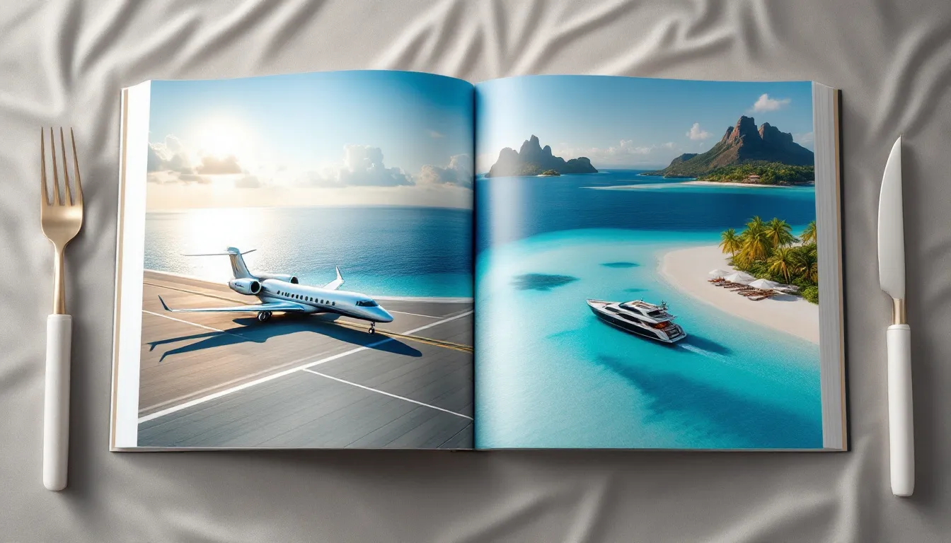 An engaging visual representation of the question 'Is luxury travel really worth it?' highlighting its pros and cons.