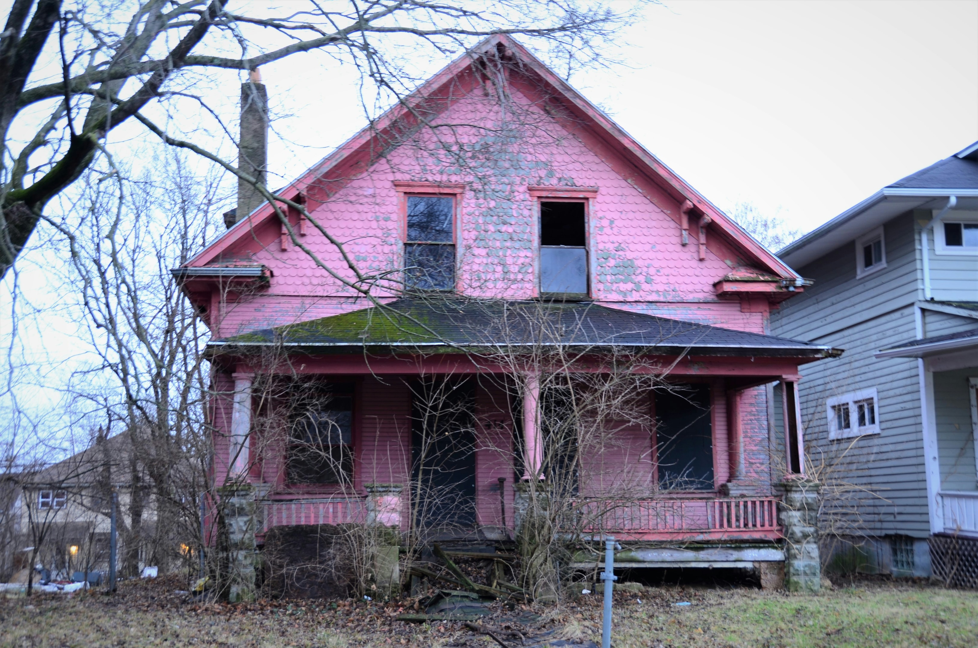 Distressed property being targeted by real estate investors. 