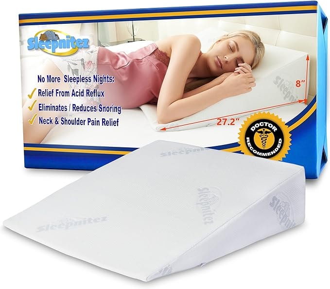 sleepnitez wedge anti snore pillow