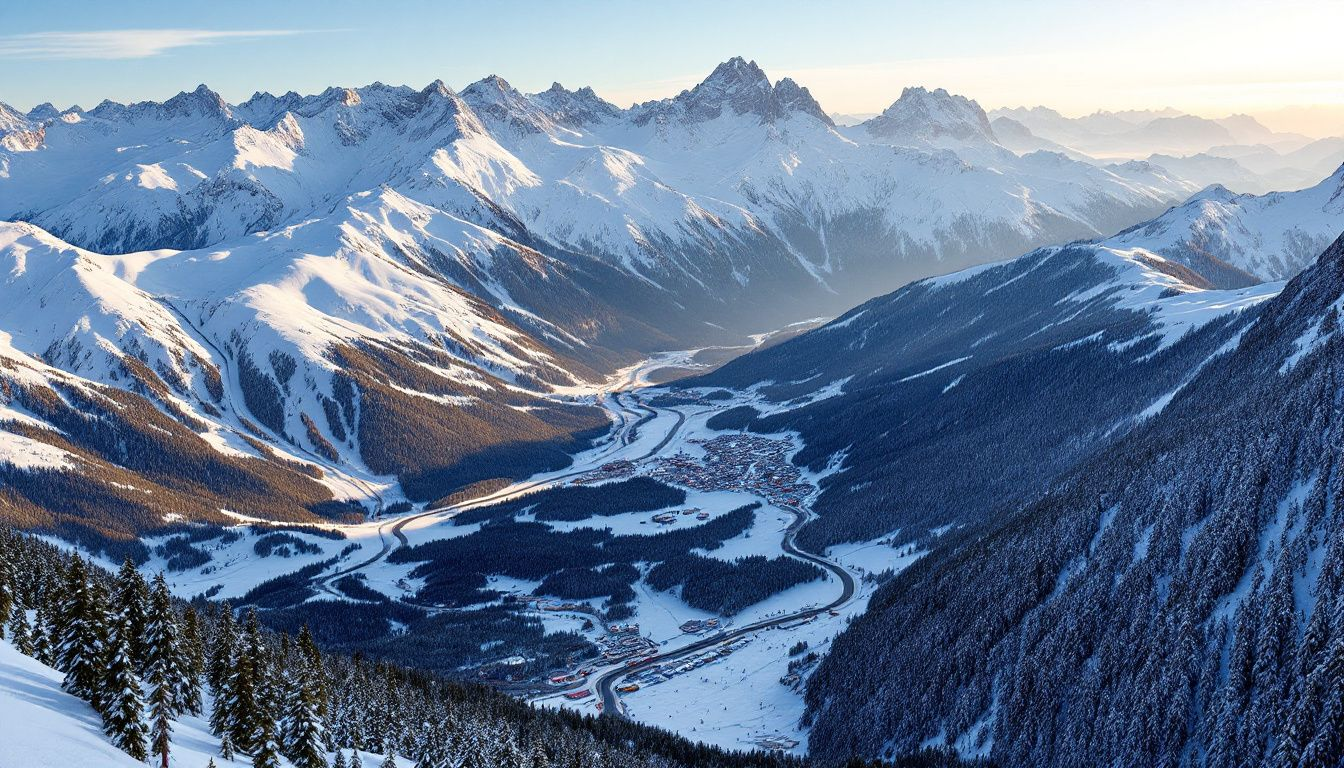 Diverse ski runs in the Grandvalira ski area, ideal for all skiing levels.